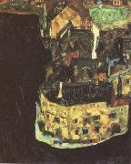 Egon Schiele City on the Blue River II (mk12) china oil painting artist